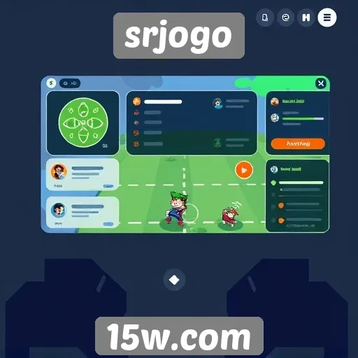 Análise da interface do usuário do site srjogo
